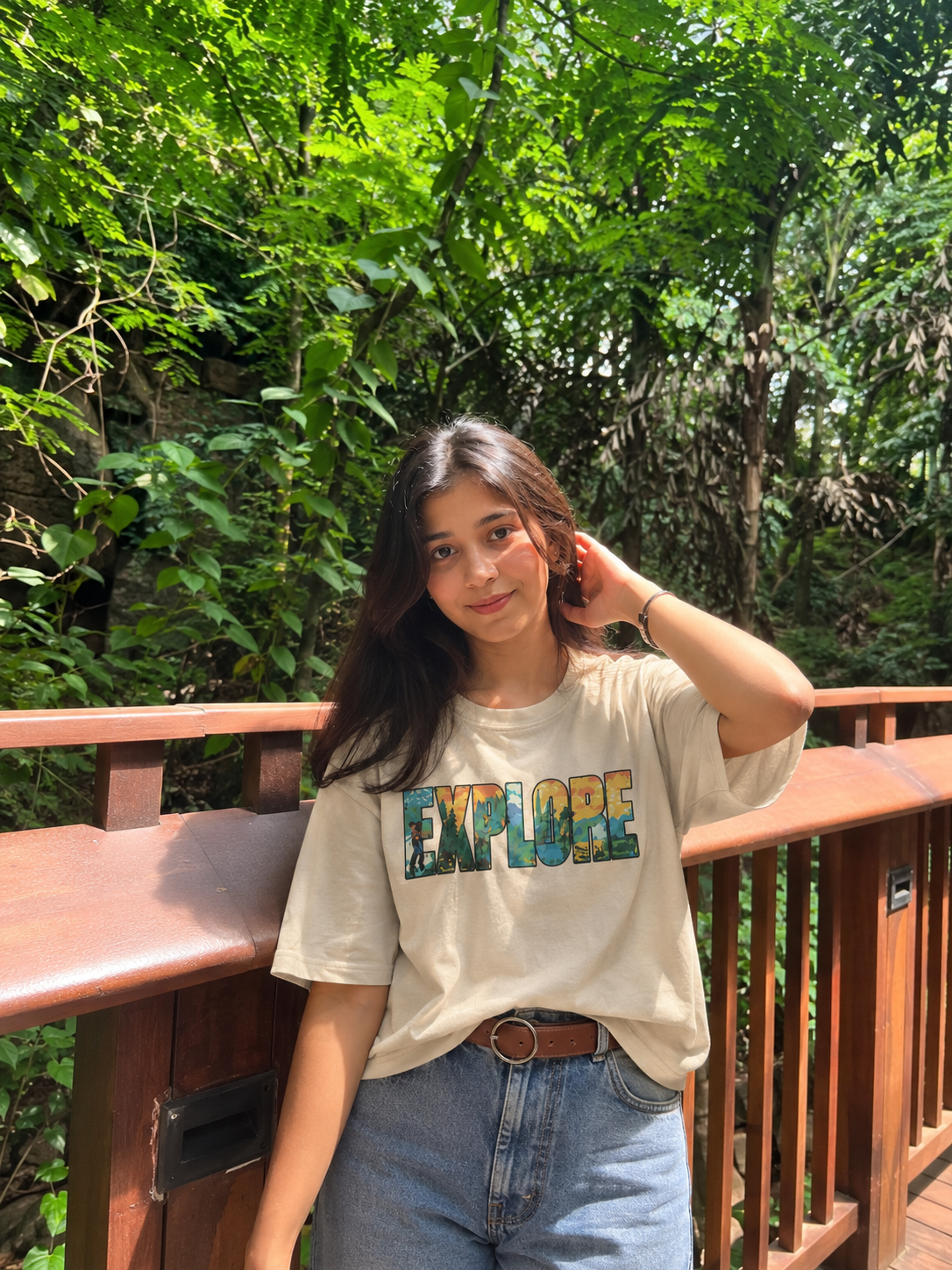 " EXPLORE " Mode : Oversize Standerd T-Shirt