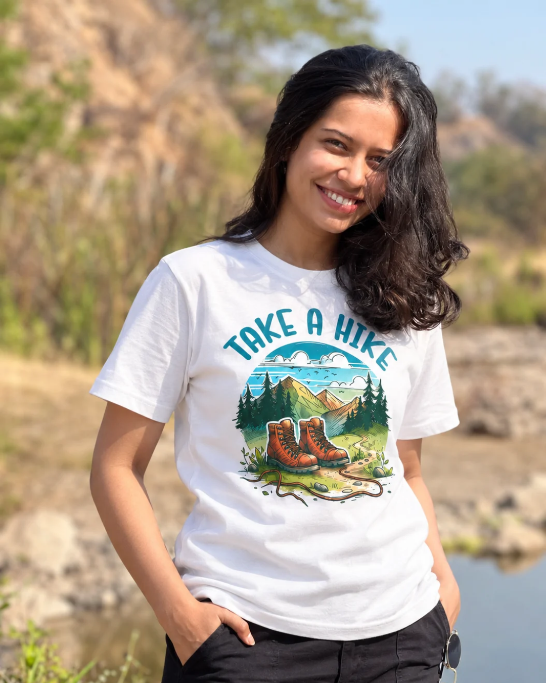 Take A Hike – Mountain Adventure Classic Crew T-Shirt