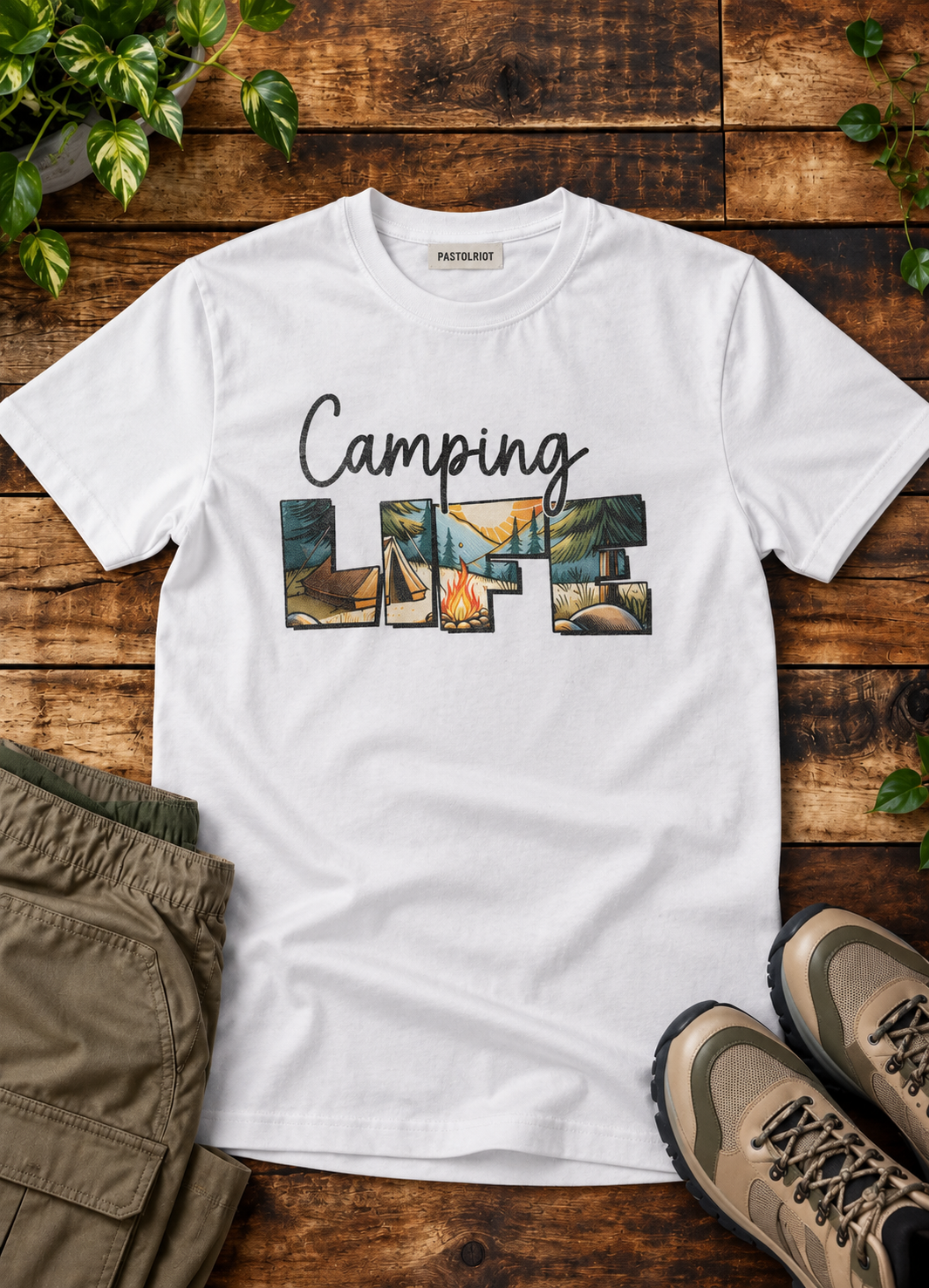 Camping LIFE : Classic Fit T-Shirt